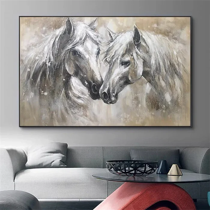 Soul Bond Horse Abstract Painting