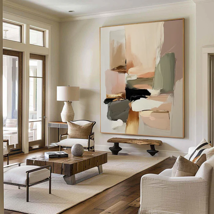 Warm Balance Abstract Painting