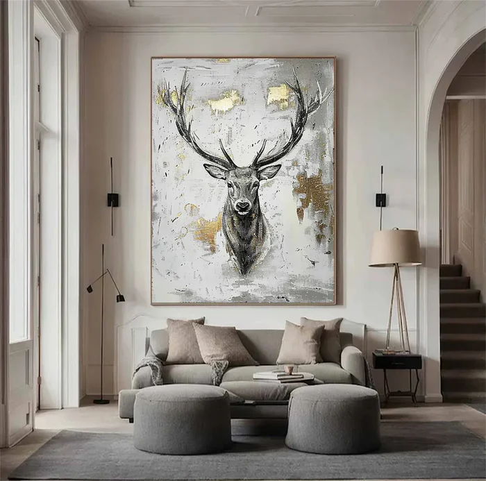 Textured Animal Painting