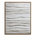 White Wabi Sabi Textured Painting #ART102