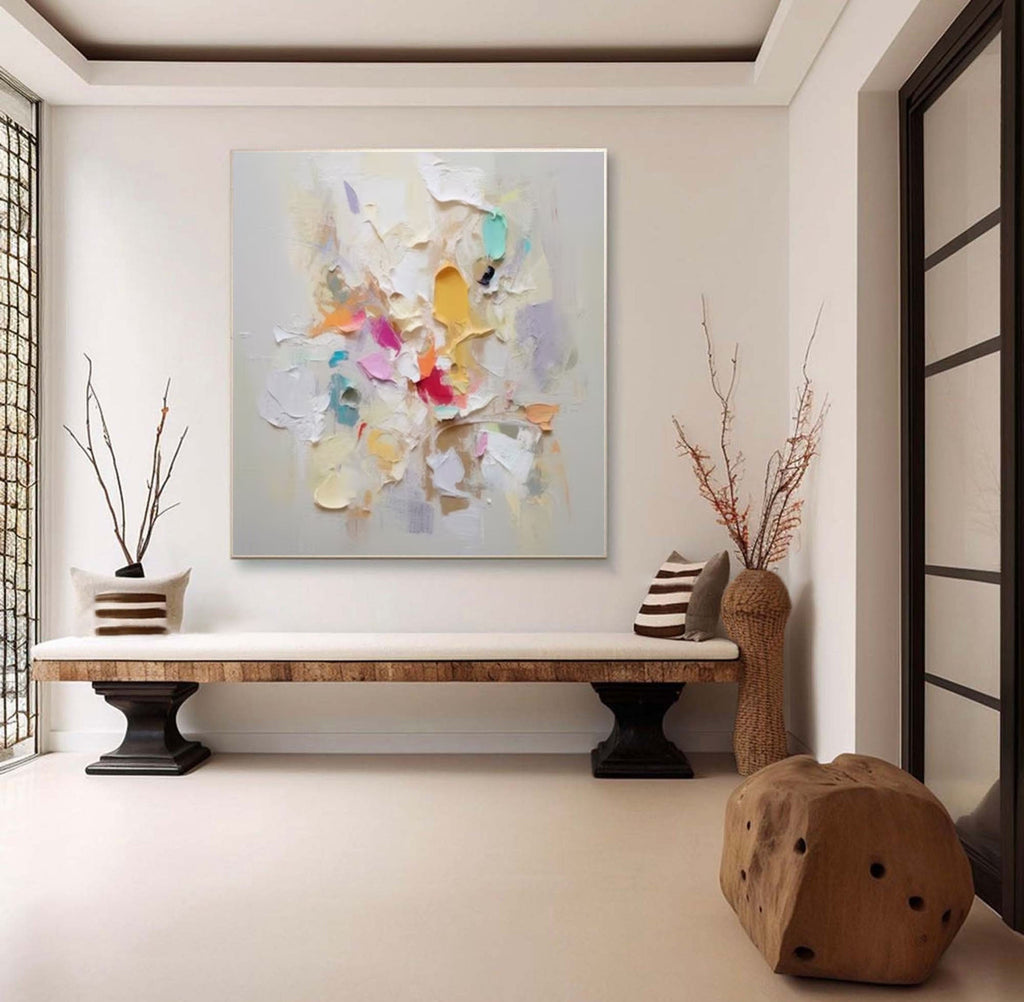 Soft Pastel Harmony Abstract Painting