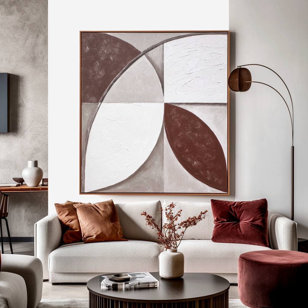 Minimalist Abstract Canvas Painting #ART12