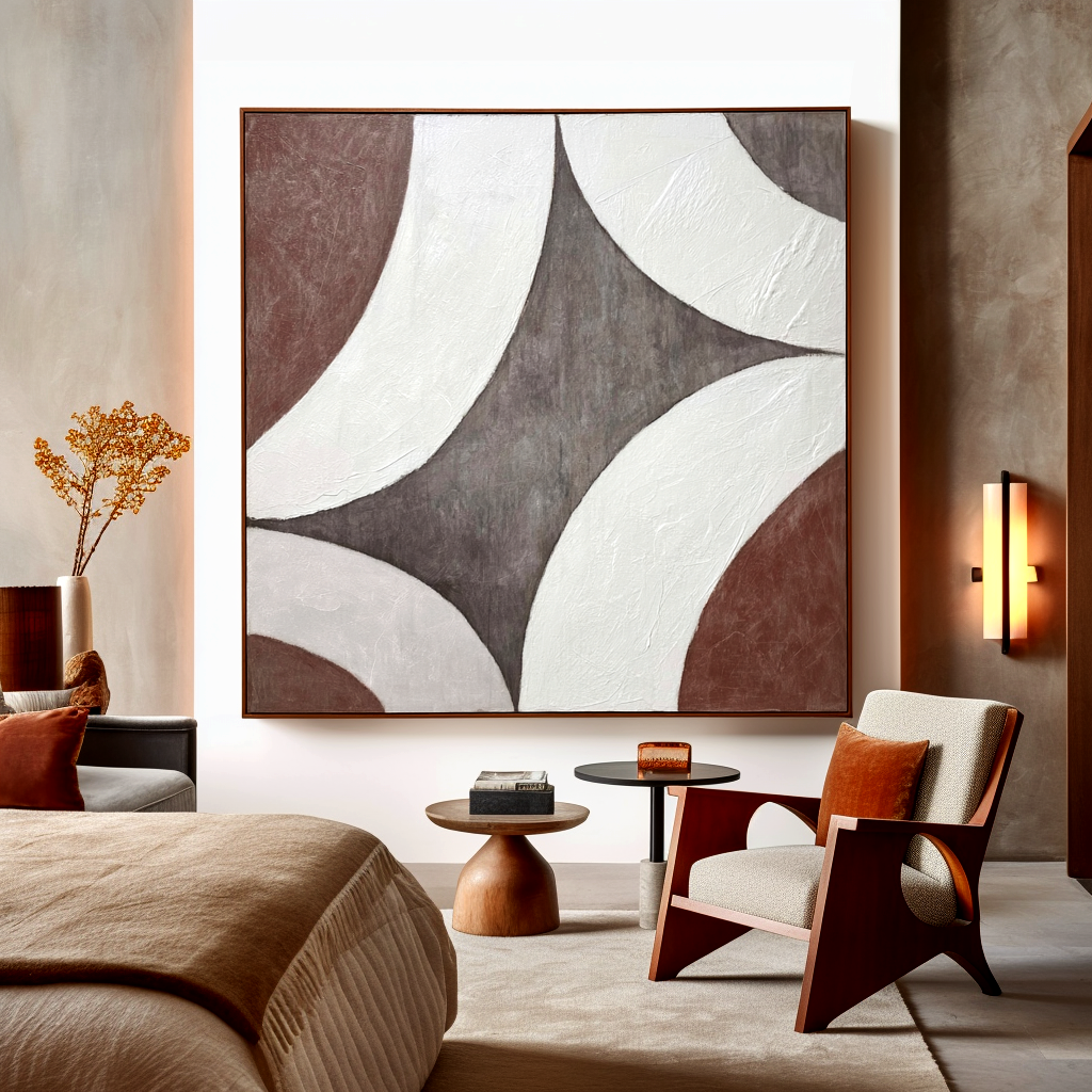 Modern Geometric Abstract Painting #ART13