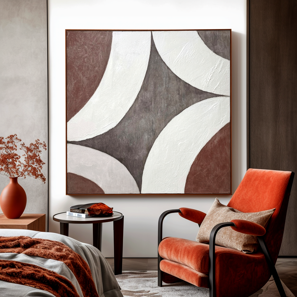 Modern Geometric Abstract Painting #ART13
