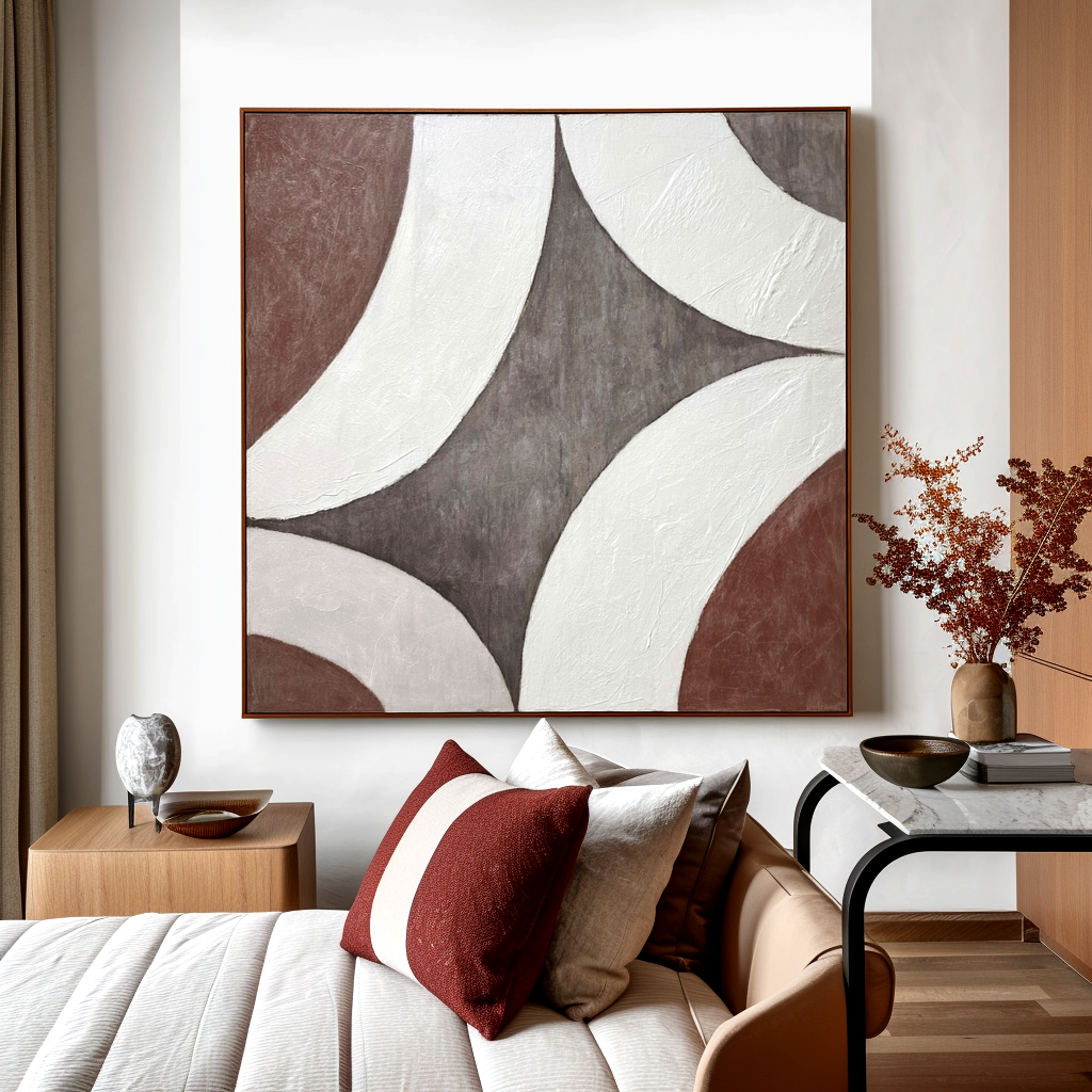 Modern Geometric Abstract Painting #ART13