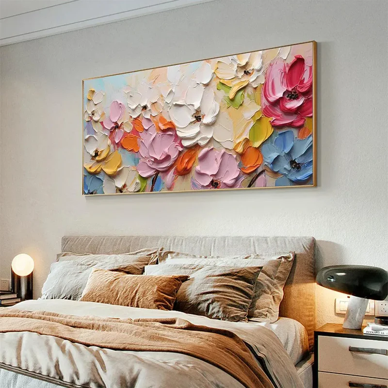 Bloom Symphony Colorful Floral Painting