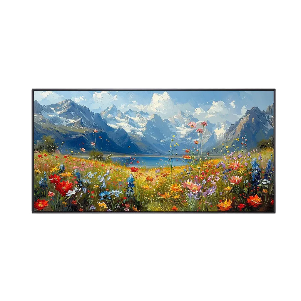 Blooming Valley Landscape Oil Painting