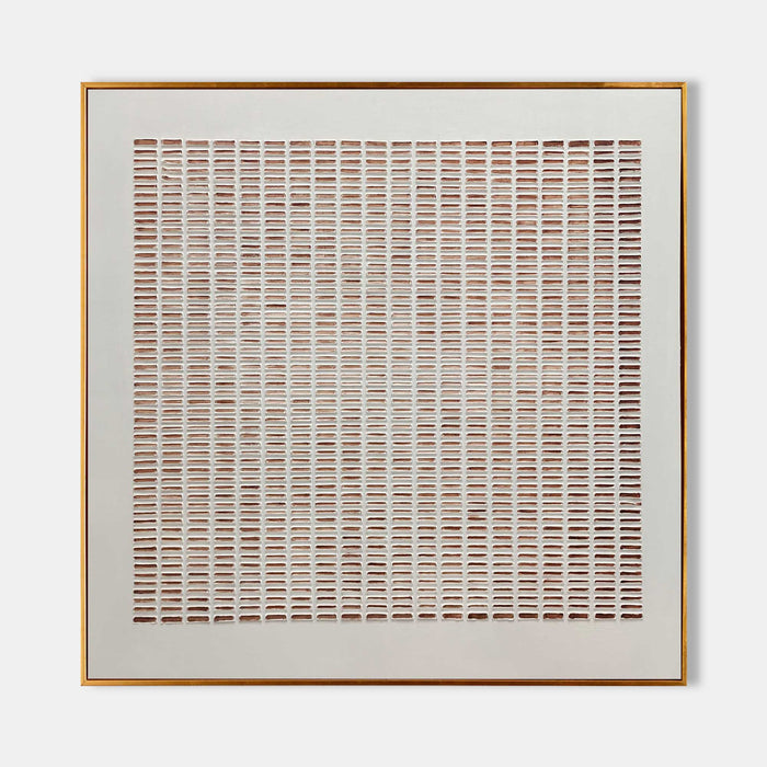 Linear Rhythm: A Minimalist Geometric Wall Art for Office Decor