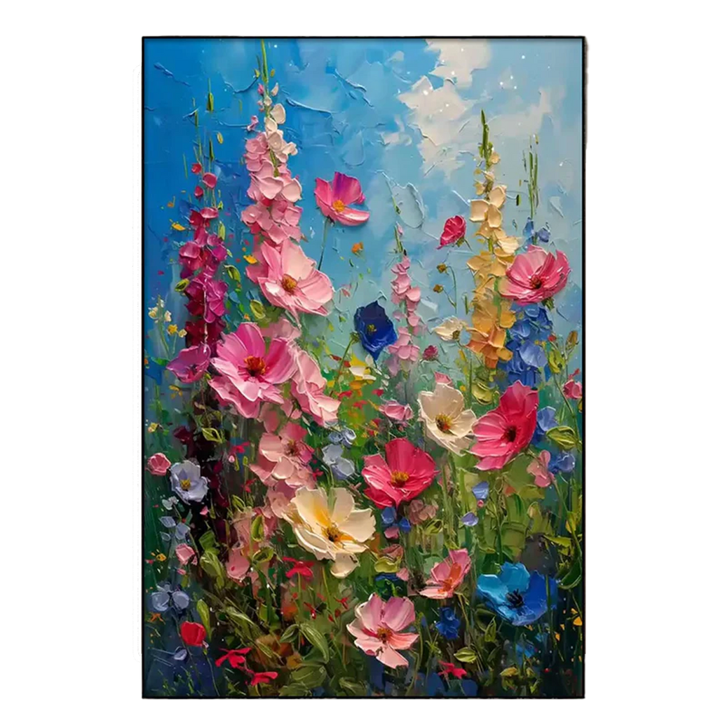 Bloom Symphony Floral Oil Painting #AR040-2