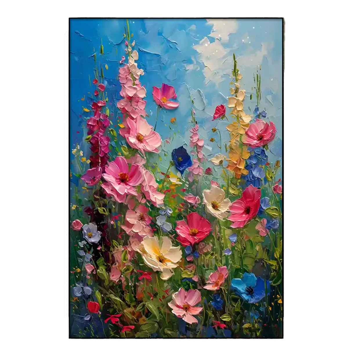 Bloom Symphony Floral Oil Painting #AR040-2
