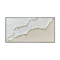 Ivory Calm Minimalist Textured Painting
