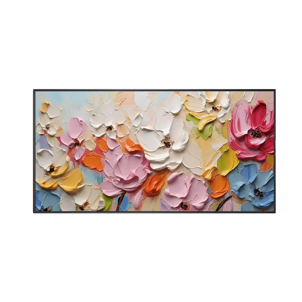 Bloom Symphony Colorful Floral Painting