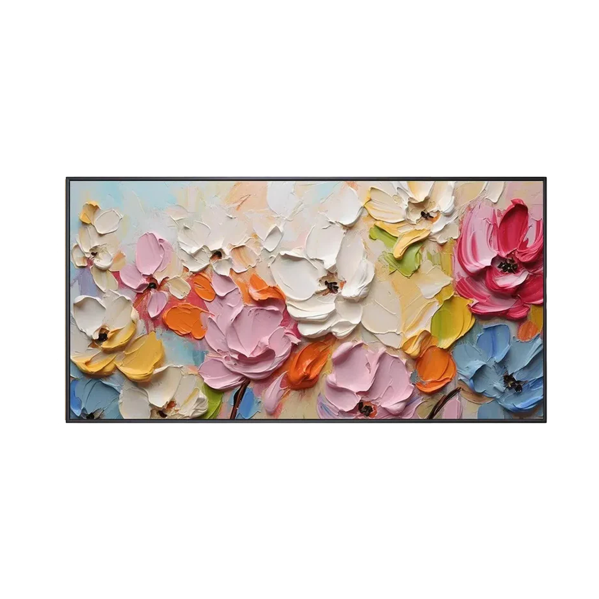 Bloom Symphony Colorful Floral Painting