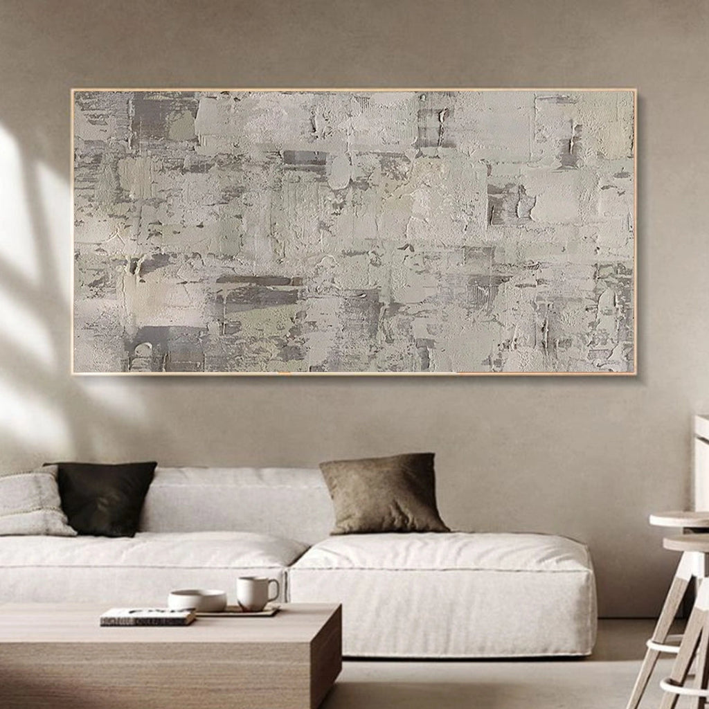Neutral Textured Abstract Painting