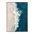 Ocean Whisper Coastal Abstract Painting