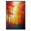 Golden Ember Forest Painting #AR040-1