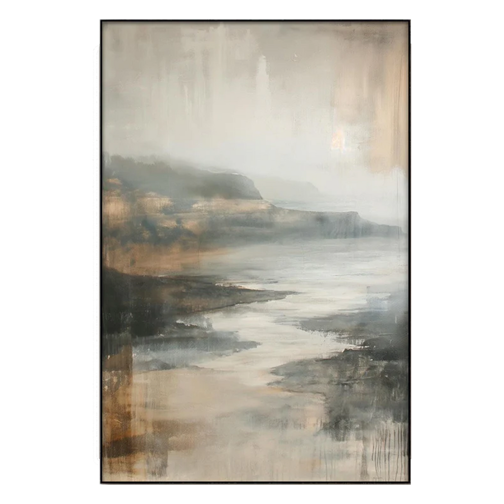 Whispers of the Bay Mist Landscape Painting