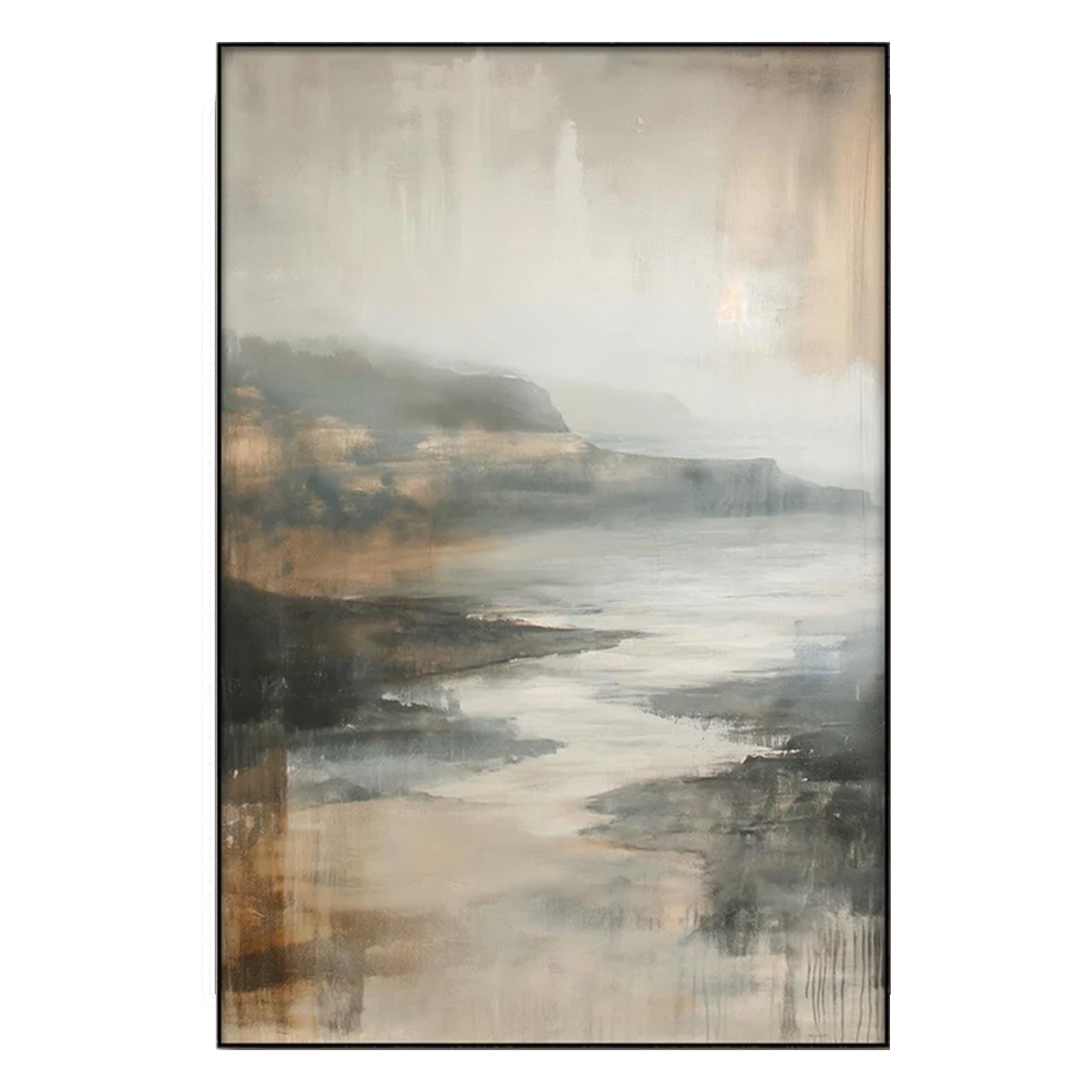 Whispers of the Bay Mist Landscape Painting