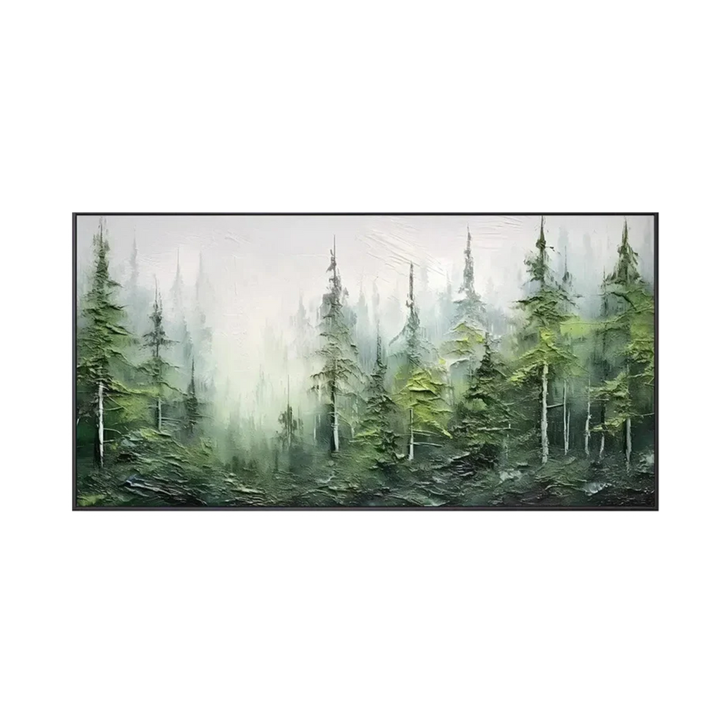 Whispering Pines Forest Landscape Painting #AR020