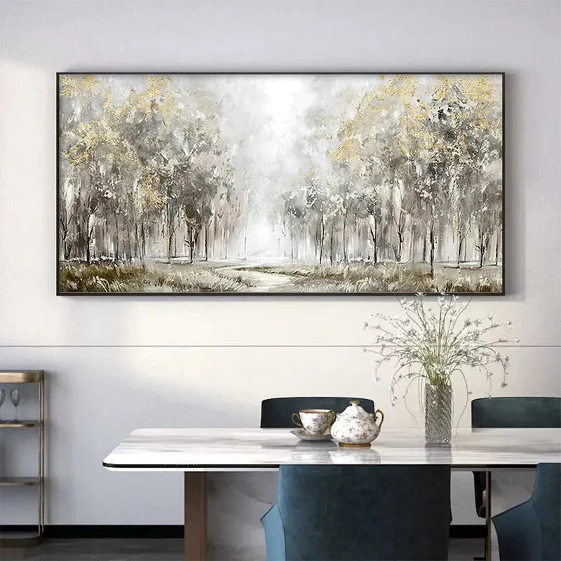 Soft Forest Landscape Painting