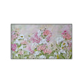 Blush Garden Harmony Floral Abstract Painting