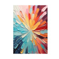 Radiant Prism Bloom Abstract Painting