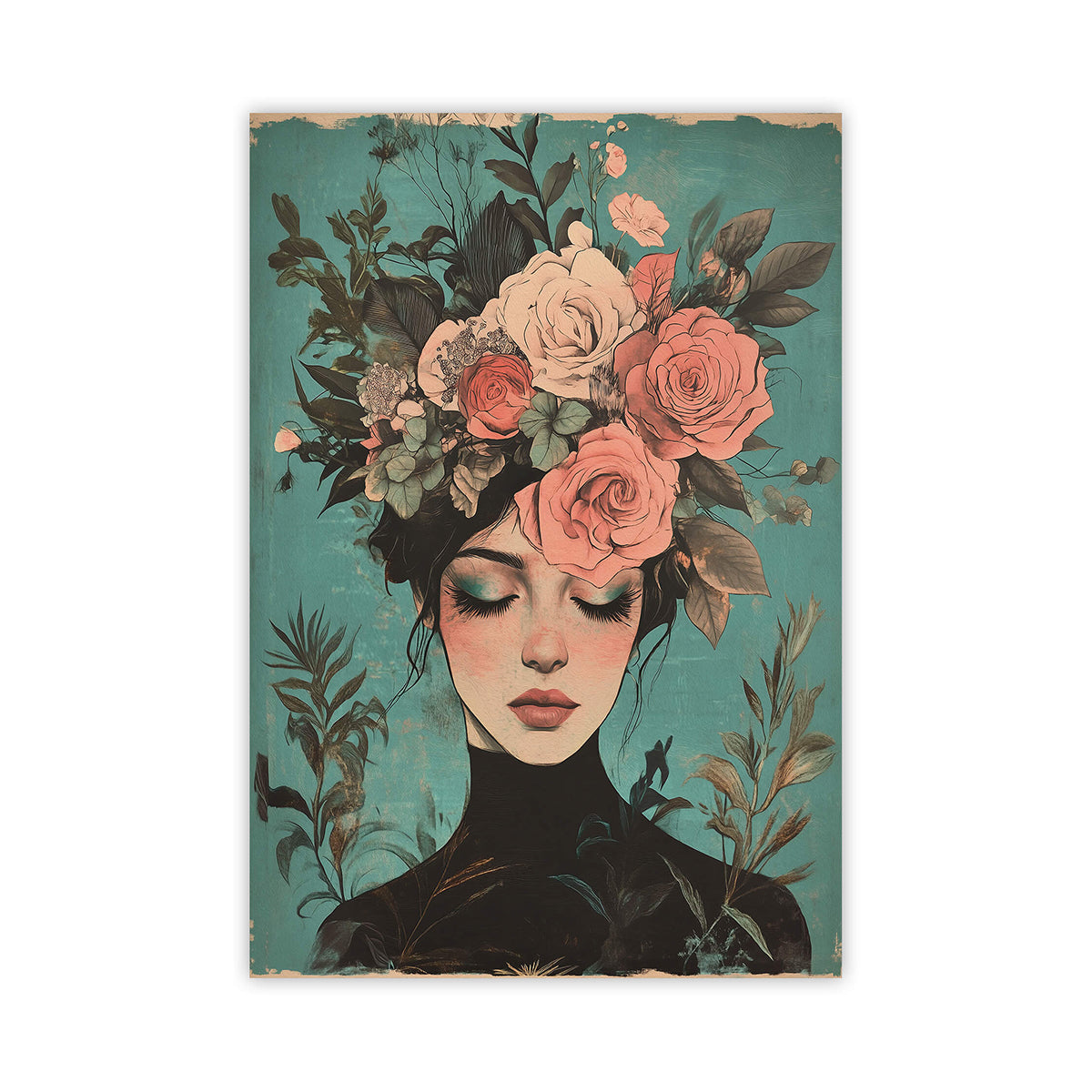 Blossom Reverie Portrait Painting
