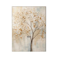 Whispering Ivory Tree Abstract Painting