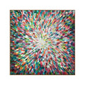 Radiant Burst Color Abstract Painting