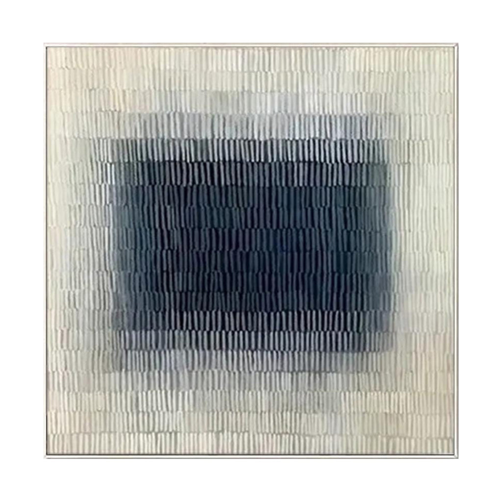 Silent Depth Blue Abstract Painting