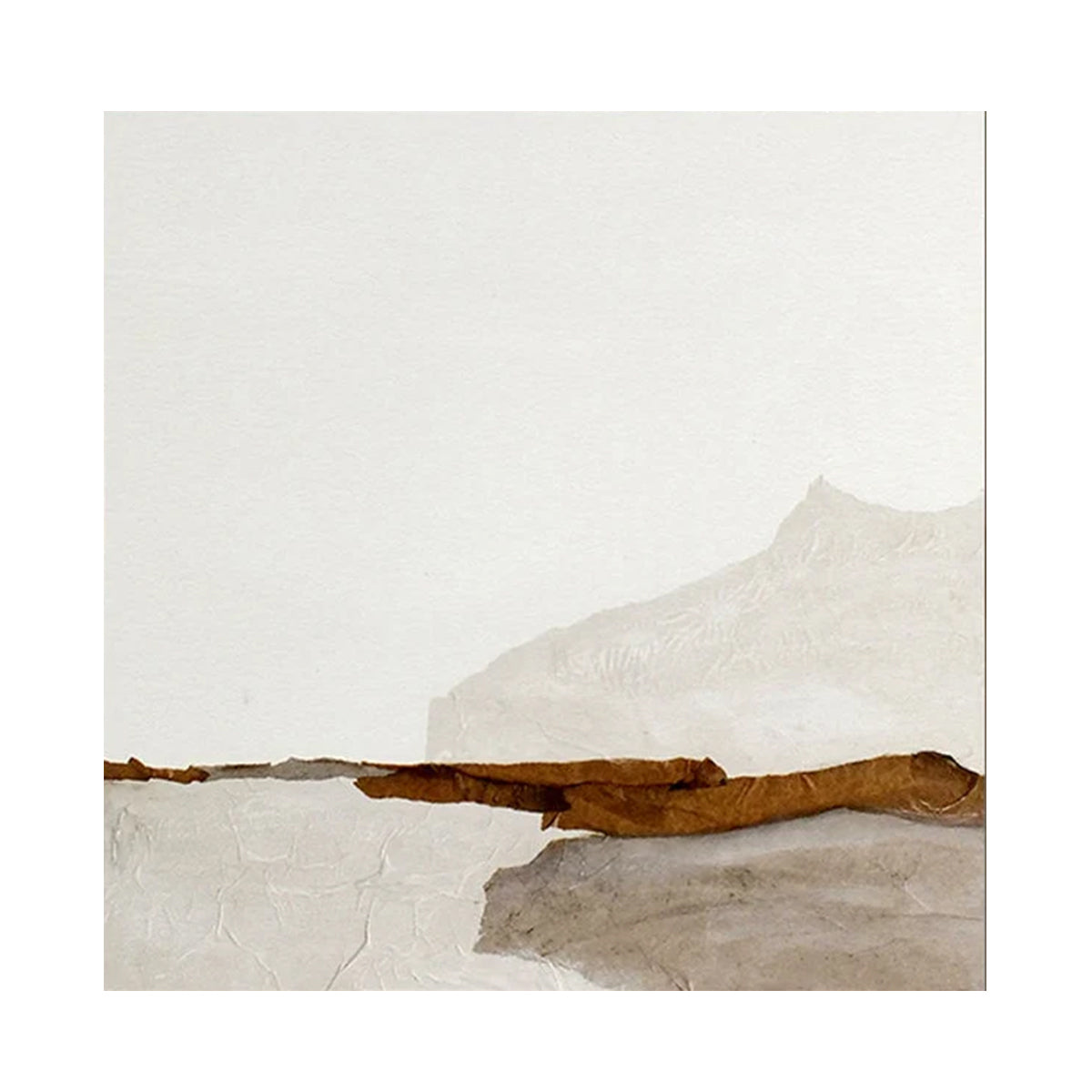 Quiet Horizon Minimal Abstract Painting