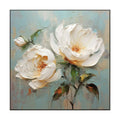 Ivory Bloom Serenity Abstract Painting