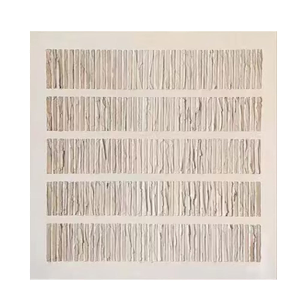 Quiet Rhythm Linear Abstract Painting