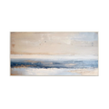 Tranquil Horizon Blue Abstract Painting