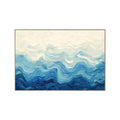 Azure Drift Blue Abstract Seascape Painting