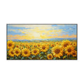 Golden Sunflower Horizon Painting