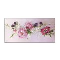 Blush Bloom Garden – Textured Floral Painting