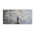 White Blossom Harmony Tree Painting
