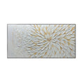 Ivory Radiance Petal Abstract Painting