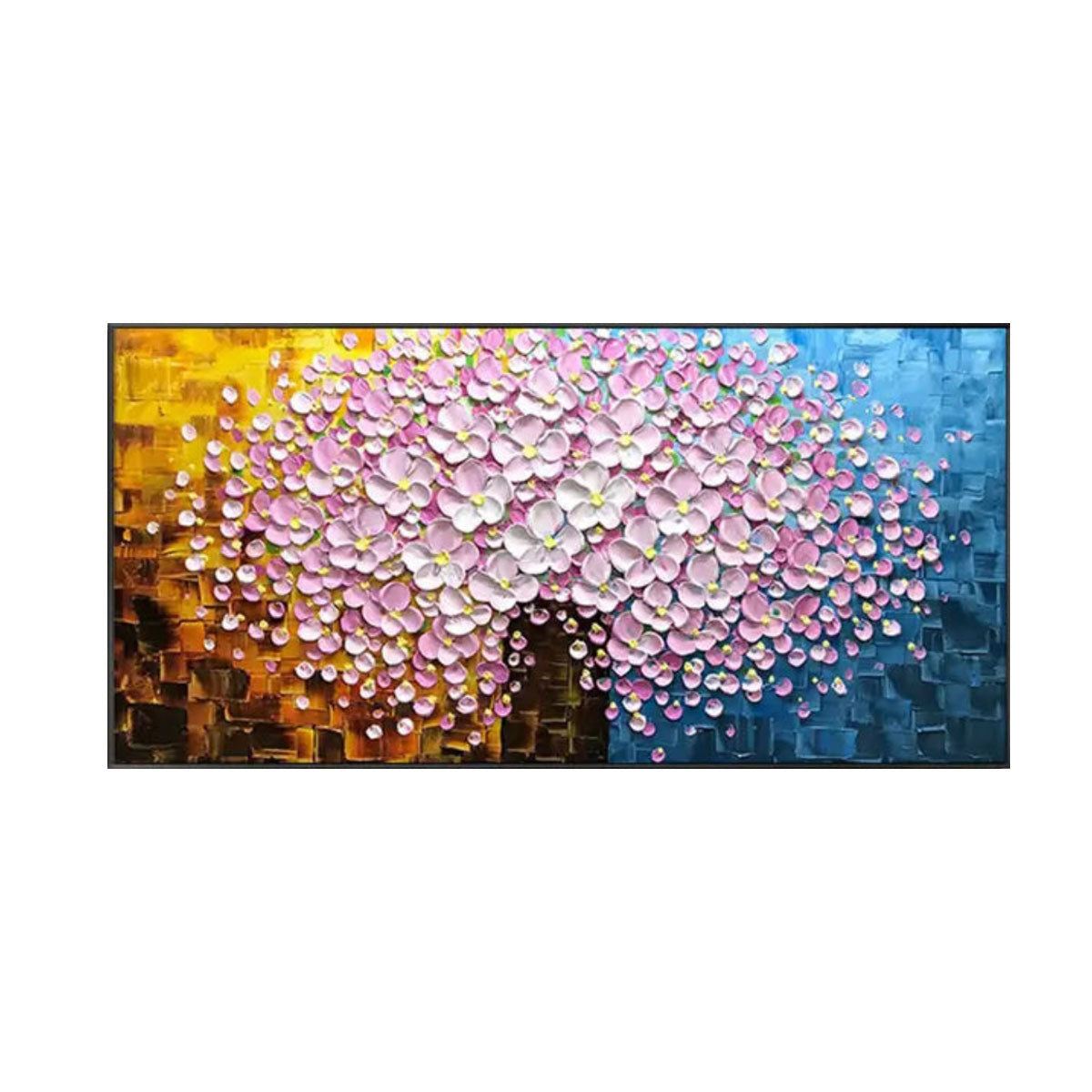 Blossom Mosaic Harmony Abstract Painting