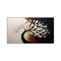 Ivory Flowing Canopy Abstract Painting
