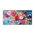 Vivid Bloom Drift Abstract Painting