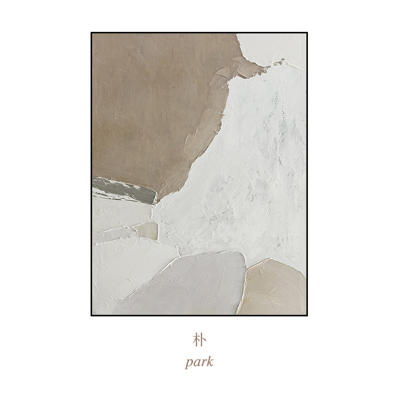 Earthen Layers: A Minimalist Plaster Wall Art for Modern Decor