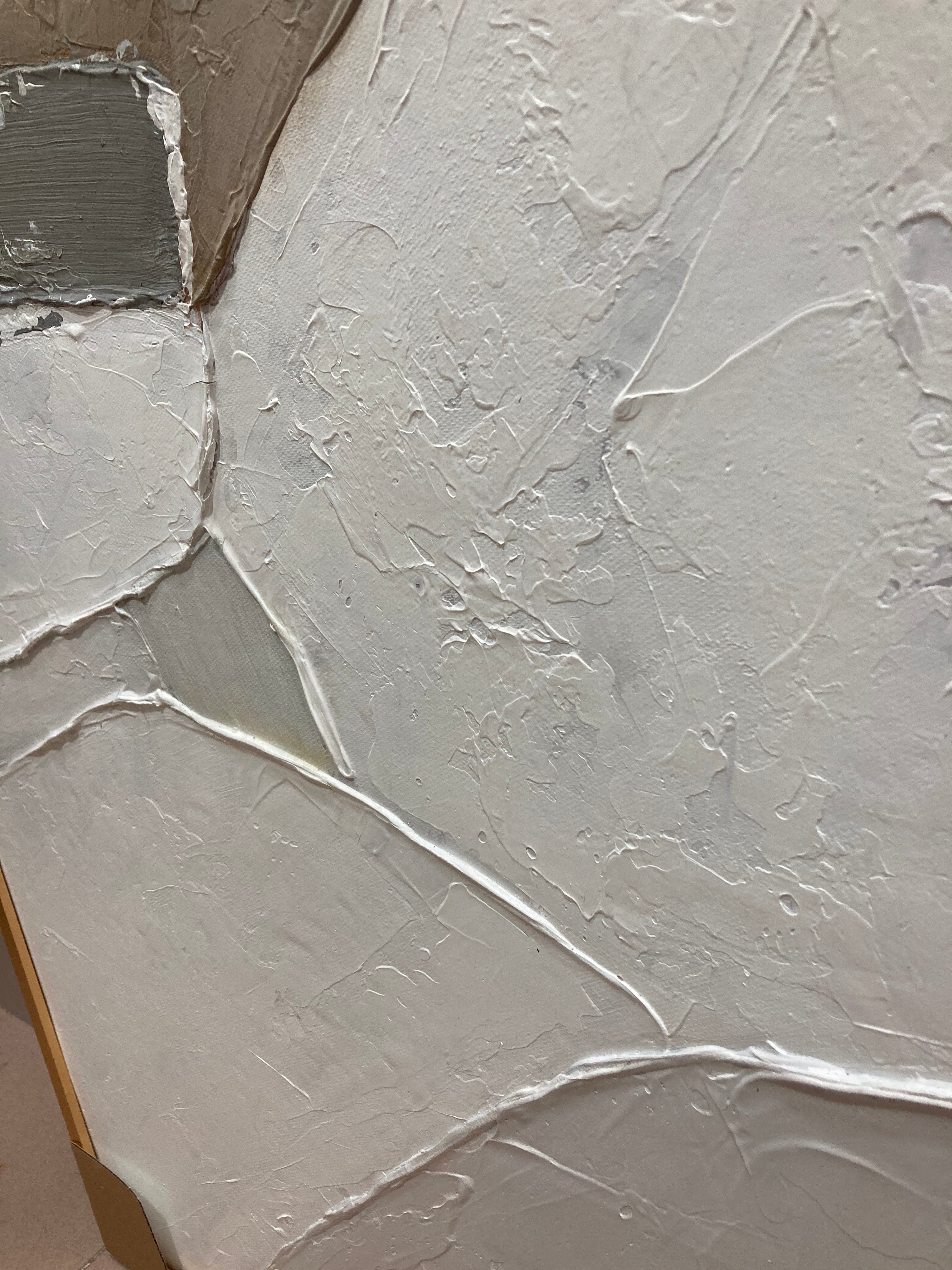 Earthen Layers: A Minimalist Plaster Wall Art for Modern Decor