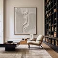 Zen Dune Beige Relief Painting
