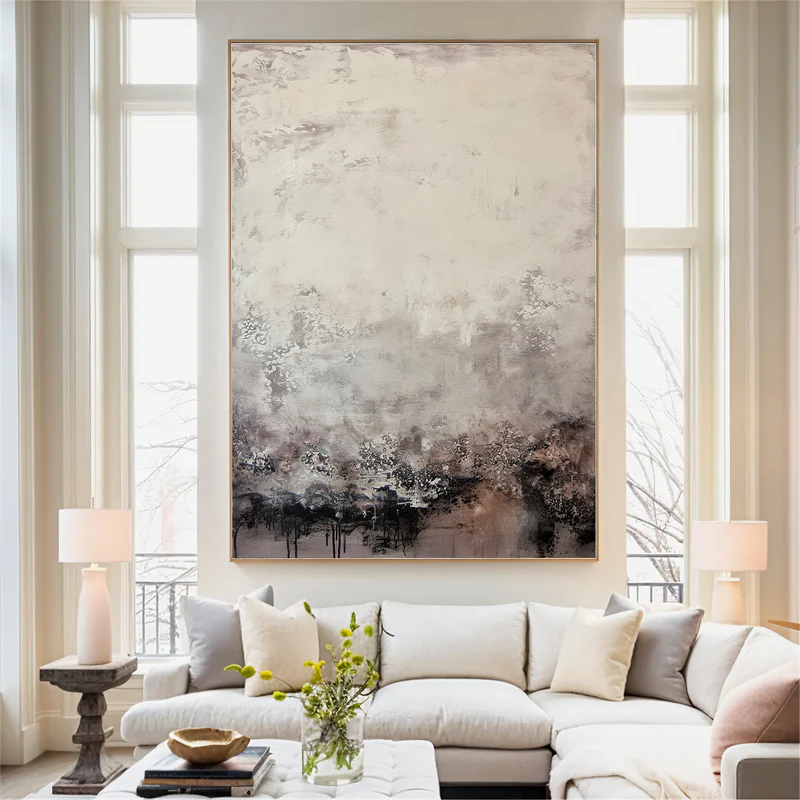 Fading Horizon Abstract Painting