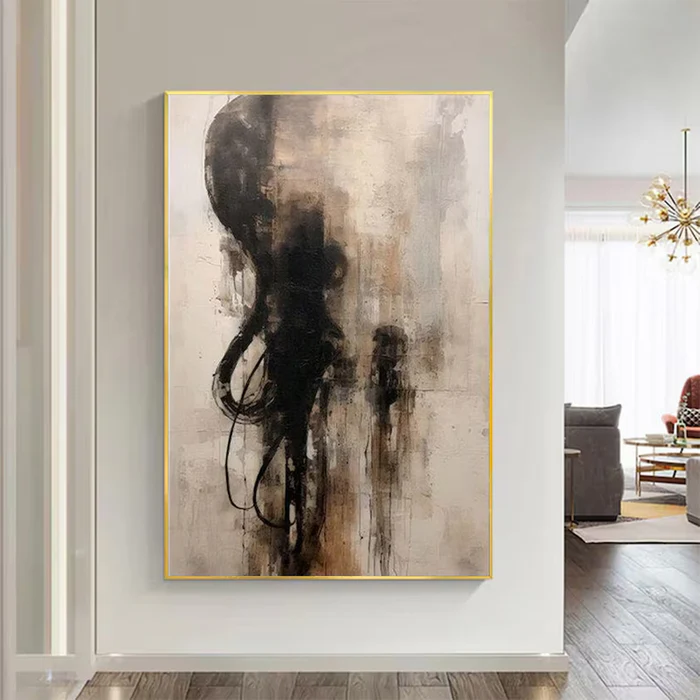 Echo of Shadows Abstract Painting