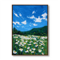 Blue Meadow Landscape Painting #ART31