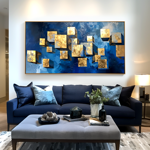 3D Abstract Geometric Painting #ART36