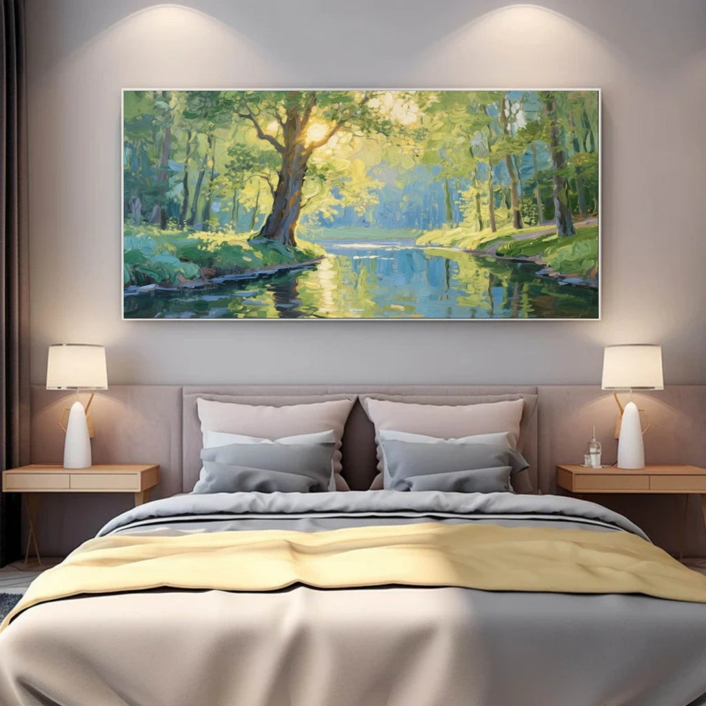Golden Grove Riverlight Landscape Painting